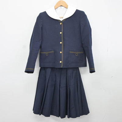 【中古】大分県 大分東明高等学校 女子制服 3点（ブレザー・シャツ・スカート）sf037901