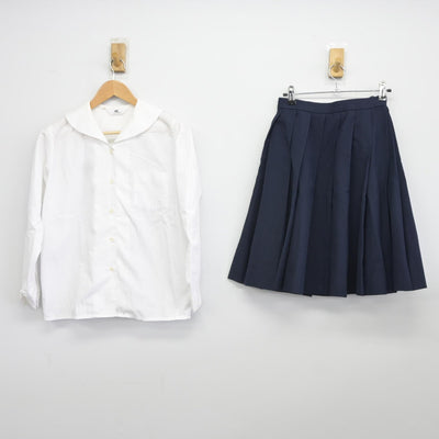 【中古】大分県 大分東明高等学校 女子制服 3点（ブレザー・シャツ・スカート）sf037901