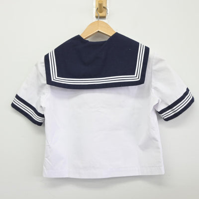 【中古】大分県 上野ヶ丘中学校 女子制服 4点（セーラー服・スカート）sf037907