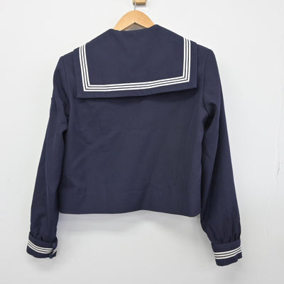 【中古】山梨県 昭和町立押原中学校 女子制服 4点（セーラー服・スカート）sf037911