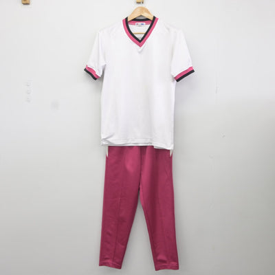 【中古】山梨県 昭和町立押原中学校 女子制服 3点（ジャージ 上・体操服 上・ジャージ 下）sf037913