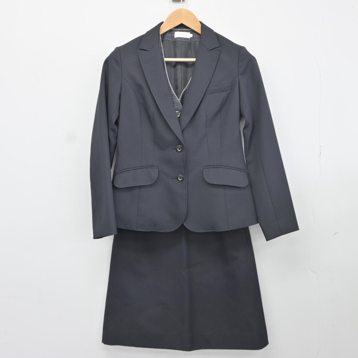 【中古】愛知県 JA愛知北農業協同組合 女子制服 3点（ブレザー・ベスト・スカート）sf037927