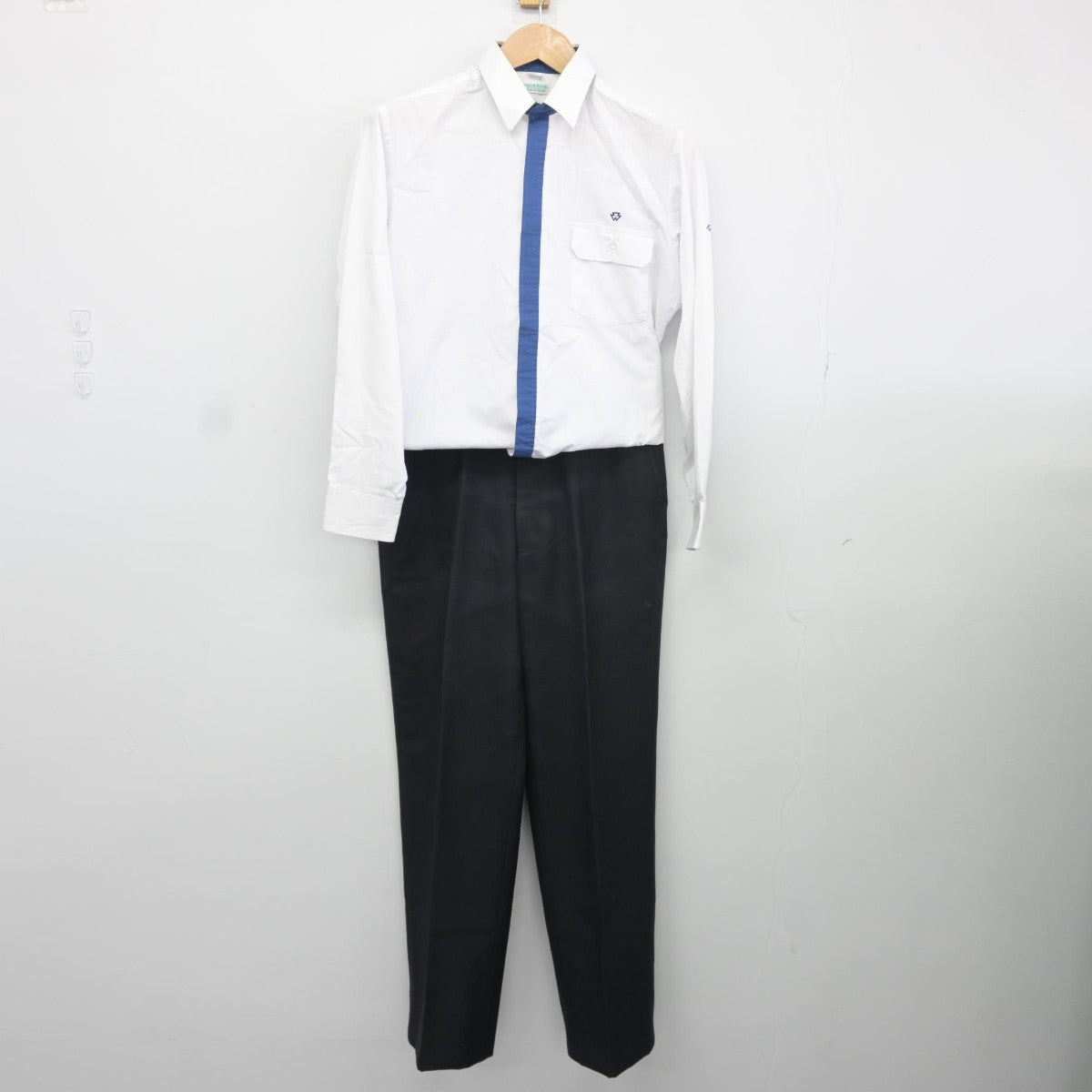 【中古】奈良県 西大和学園中学校 男子制服 3点（シャツ・ズボン）sf037948