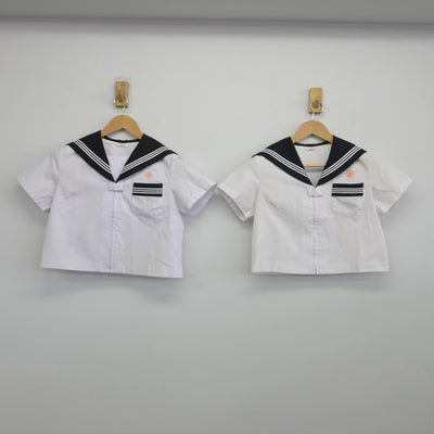 【中古】三重県 殿町中学校 女子制服 2点（セーラー服）sf037955