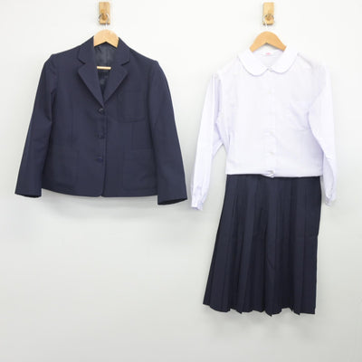 【中古】青森県 八戸東高等学校 女子制服 3点（ブレザー・シャツ・スカート）sf037957