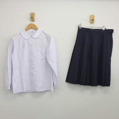 【中古】青森県 八戸東高等学校 女子制服 3点（ブレザー・シャツ・スカート）sf037957