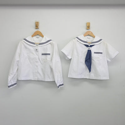 【中古】青森県 八戸商業高等学校 女子制服 3点（セーラー服）sf037970