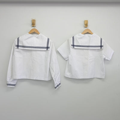 【中古】青森県 八戸商業高等学校 女子制服 3点（セーラー服）sf037970