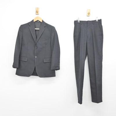 【中古】神奈川県 平塚中等教育学校 男子制服 3点（ブレザー・ズボン）sf037987