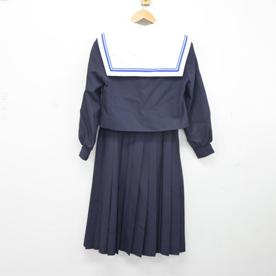 【中古】愛知県 味美中学校 女子制服 3点（セーラー服・スカート）sf037988