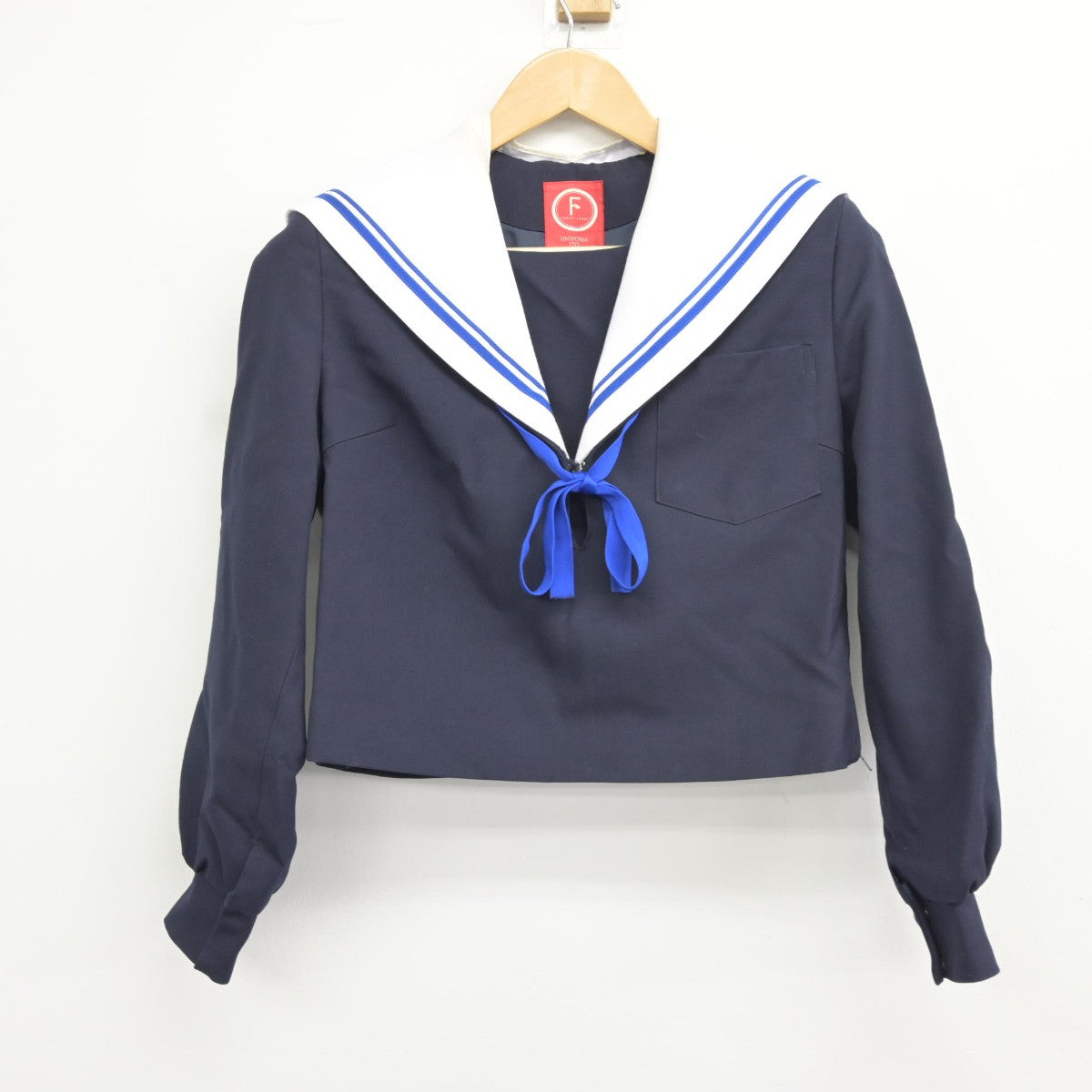 【中古】愛知県 味美中学校 女子制服 3点（セーラー服・スカート）sf037988