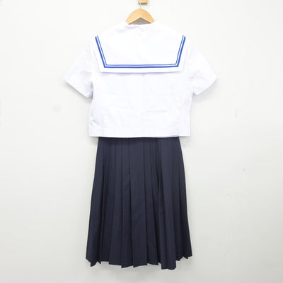 【中古】愛知県 味美中学校 女子制服 2点（セーラー服・スカート）sf037989