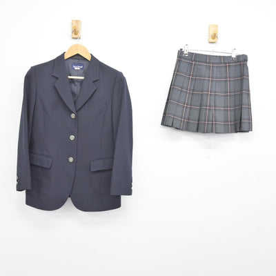 【中古】神奈川県 生田東高等学校 女子制服 2点（ブレザー・スカート）sf038001