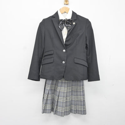 【中古】三重県 桜丘中学校・高等学校 女子制服 6点（ブレザー・シャツ・スカート）sf038010