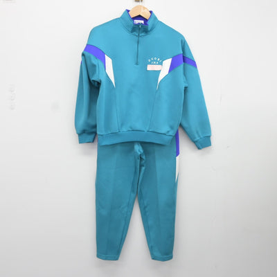 【中古】山口県 小郡中学校 女子制服 2点（ジャージ 上・ジャージ 下）sf038013