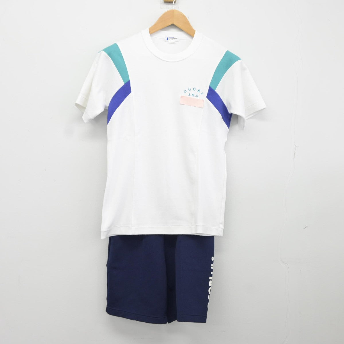 【中古】山口県 小郡中学校 女子制服 2点（体操服 上・体操服 下）sf038015