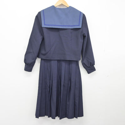 【中古】三重県 桜中学校 女子制服 3点（セーラー服・スカート）sf038017