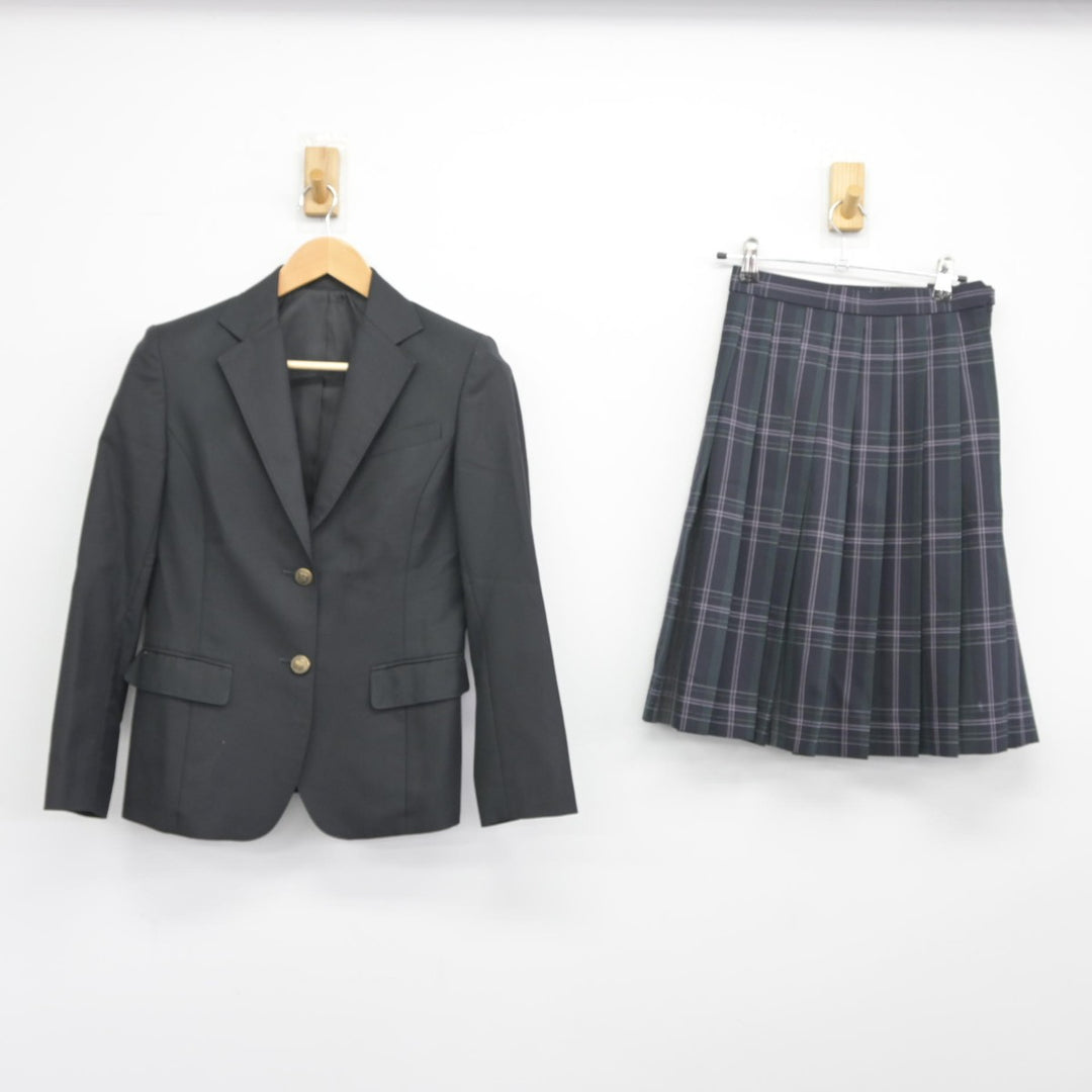 中古】大阪府 園芸高等学校 女子制服 2点（ブレザー・スカート