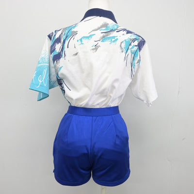 【中古】福島県 磐崎中学校/卓球部ユニフォーム 女子制服 2点（部活ユニフォーム 上・部活ユニフォーム 下）sf038020