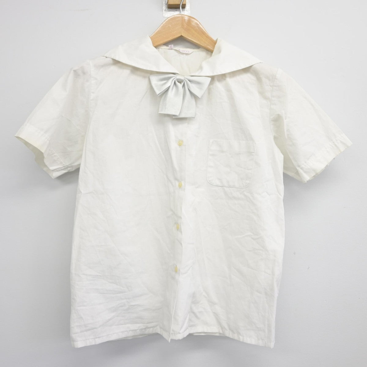 【中古】岡山県 芳田中学校 女子制服 3点（セーラー服・スカート）sf038028