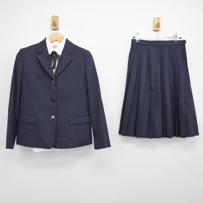 【中古】愛知県 愛知商業高等学校 女子制服 3点（ブレザー・シャツ・スカート）sf038030