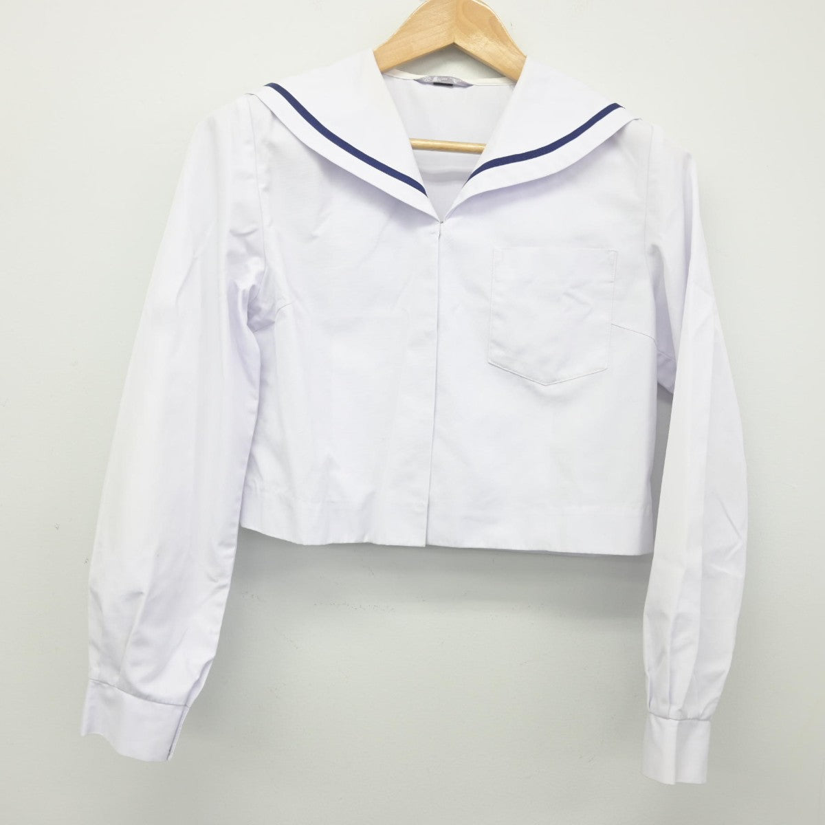 【中古】和歌山県 星林高等学校 女子制服 2点（ニット・セーラー服）sf038051