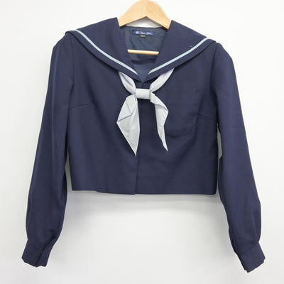 【中古】和歌山県 西和中学校 女子制服 3点（セーラー服・スカート）sf038052