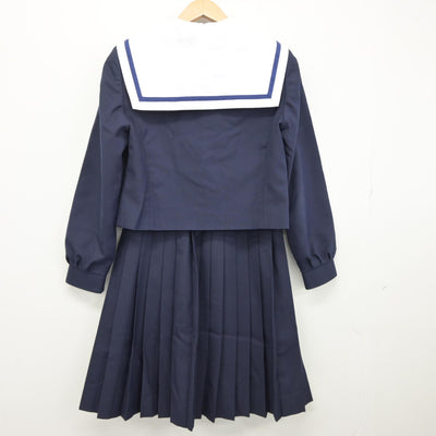 【中古】愛知県 山田東中学校 女子制服 3点（セーラー服・スカート）sf038054