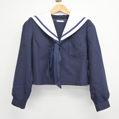 【中古】愛知県 山田東中学校 女子制服 3点（セーラー服・スカート）sf038054