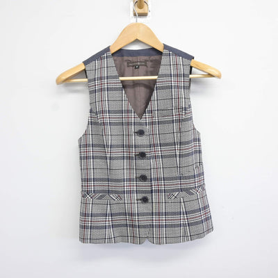 【中古】 事務服 女子制服 2点（ブレザー・ベスト）sf038071