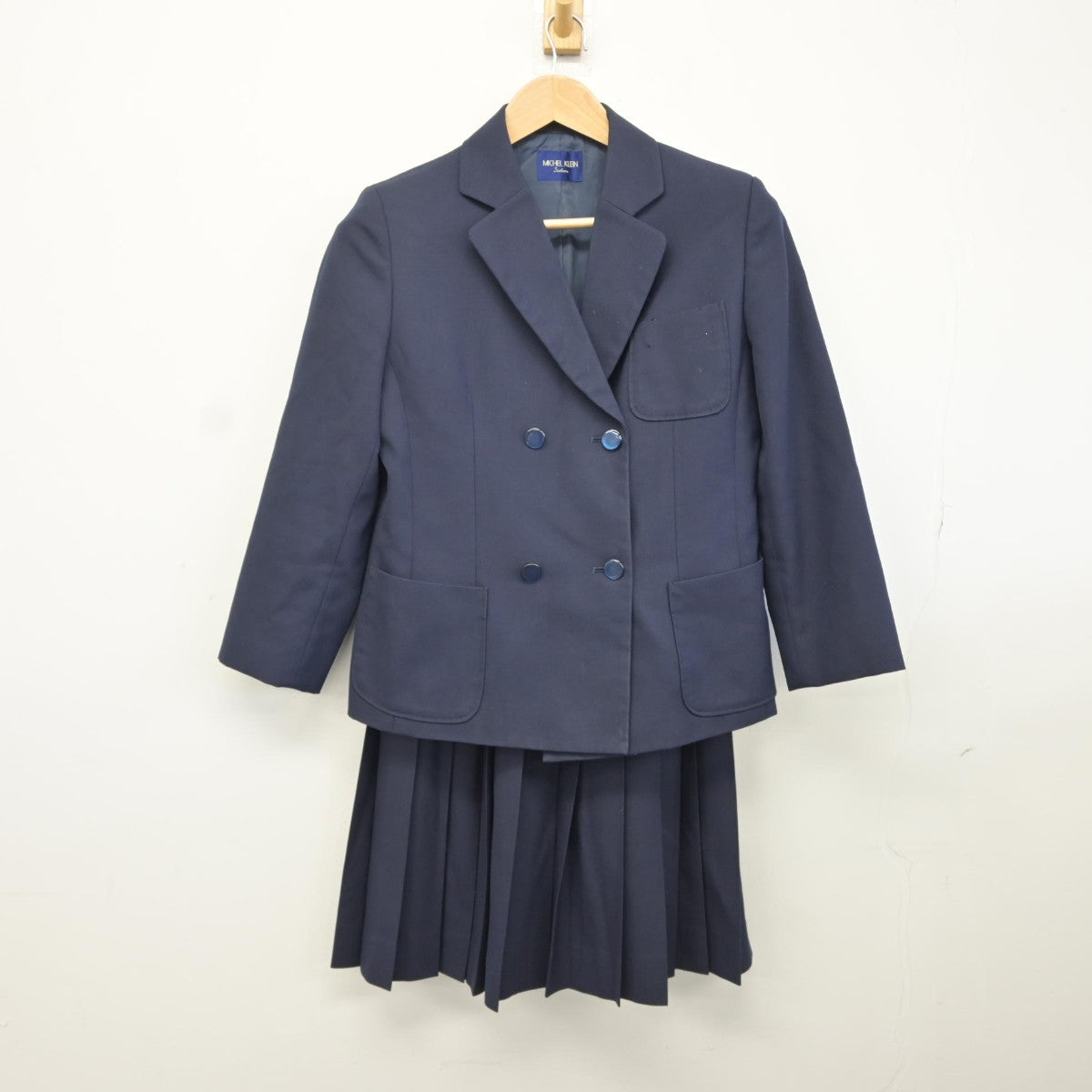 【中古】山形県 酒田第四中学校 女子制服 2点（ブレザー・スカート）sf038073