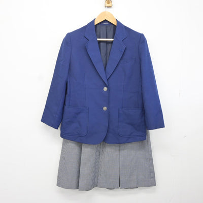 【中古】千葉県 山王中学校 女子制服 2点（ブレザー・スカート）sf038095