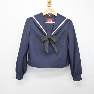 【中古】愛知県 刈谷北高等学校 女子制服 3点（セーラー服・スカート）sf038103