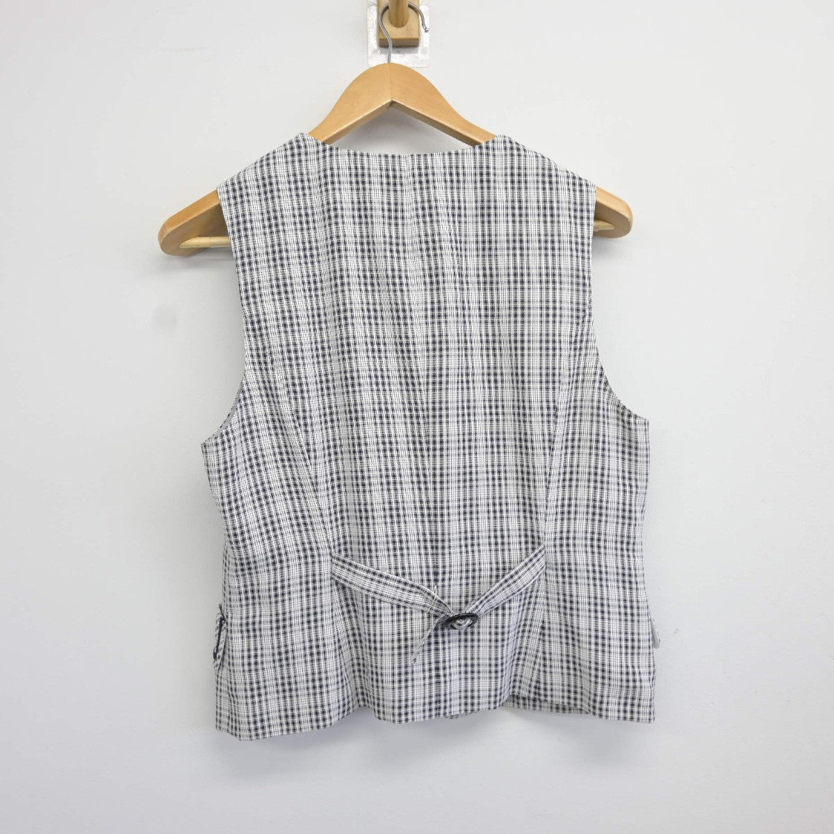 【中古】 事務服 女子制服 2点（ベスト・スカート）sf038108