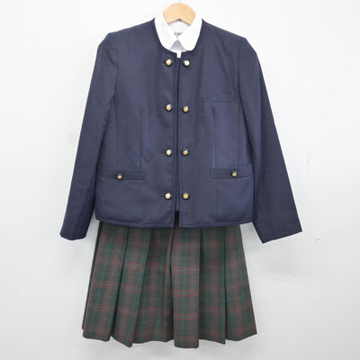 【中古】大阪府 大阪桐蔭高等学校 女子制服 4点（ブレザー・ベスト・シャツ・スカート）sf038120