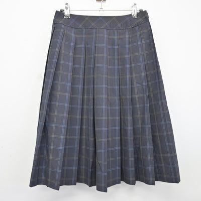 【中古】静岡県 池新田高等学校 女子制服 3点（ニットベスト・シャツ・スカート）sf038129