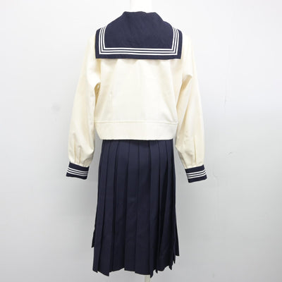 【中古】東京都 私立東京女学館高等学校 女子制服 4点（セーラー服・スカート）sf038130