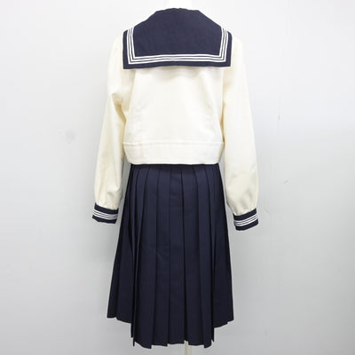 【中古】東京都 私立東京女学館高等学校 女子制服 4点（セーラー服・スカート）sf038131