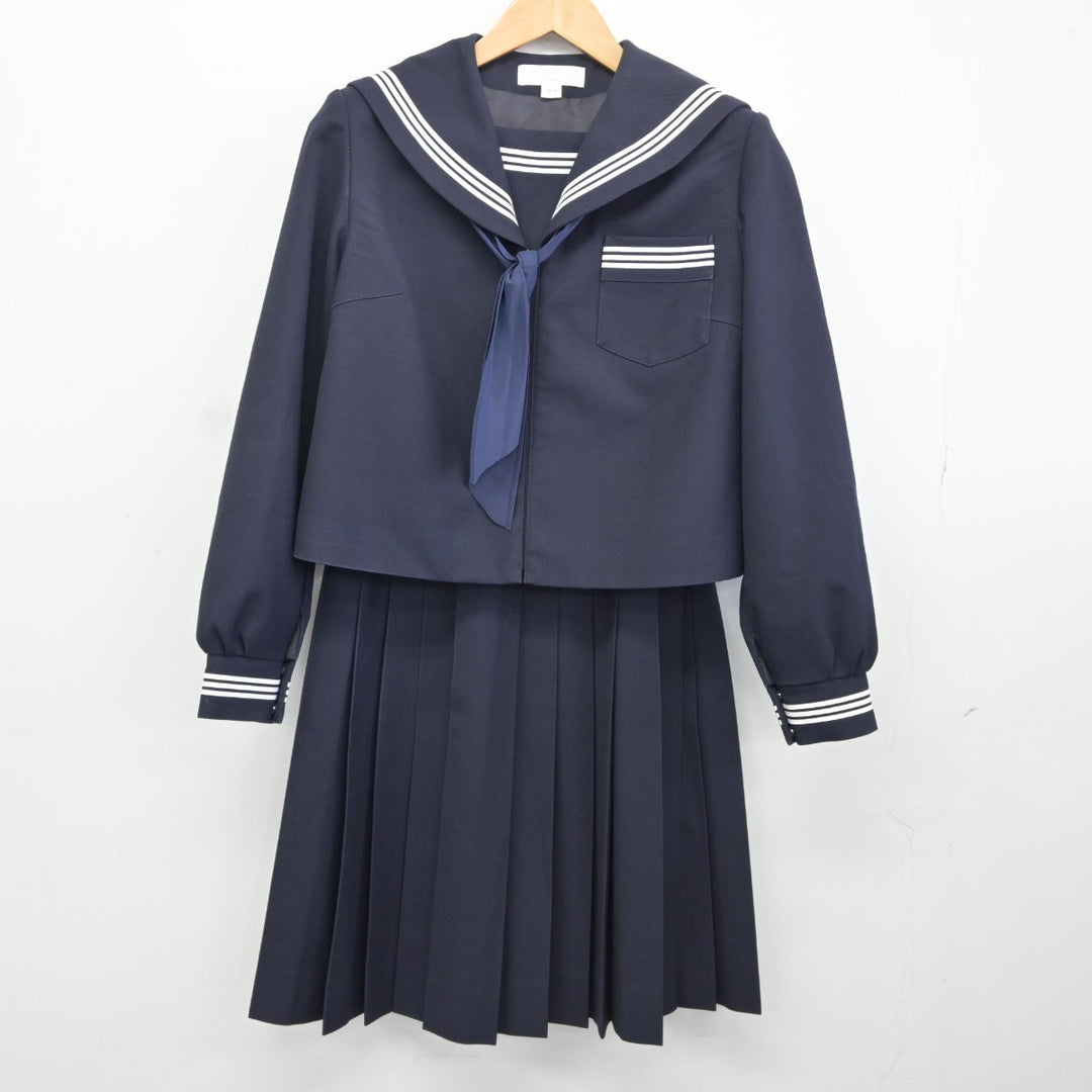 【中古】静岡県 磐田市立城山中学校 女子制服 3点（セーラー服・スカート）sf038139 | 中古制服通販パレイド