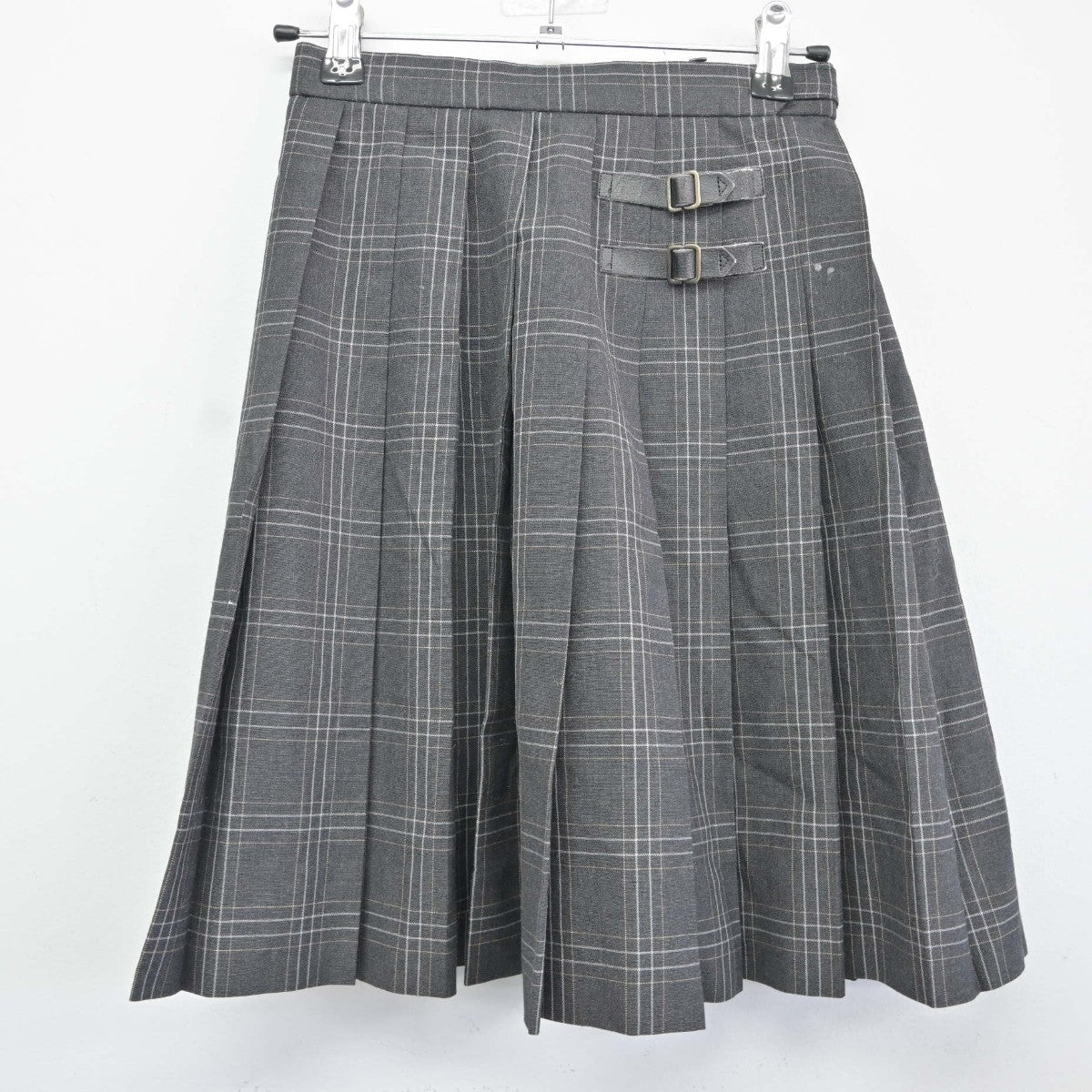 【中古】東京都 広尾学園高等学校 女子制服 3点（ニットベスト・シャツ・スカート）sf038147