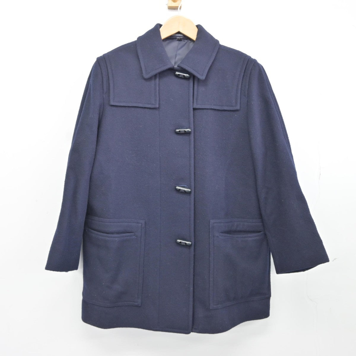 【中古】茨城県 聖徳大学附属高等学校 女子制服 1点（コート）sf038151