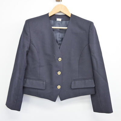 【中古】茨城県 聖徳大学附属高等学校 女子制服 2点（ブレザー・ベスト）sf038153