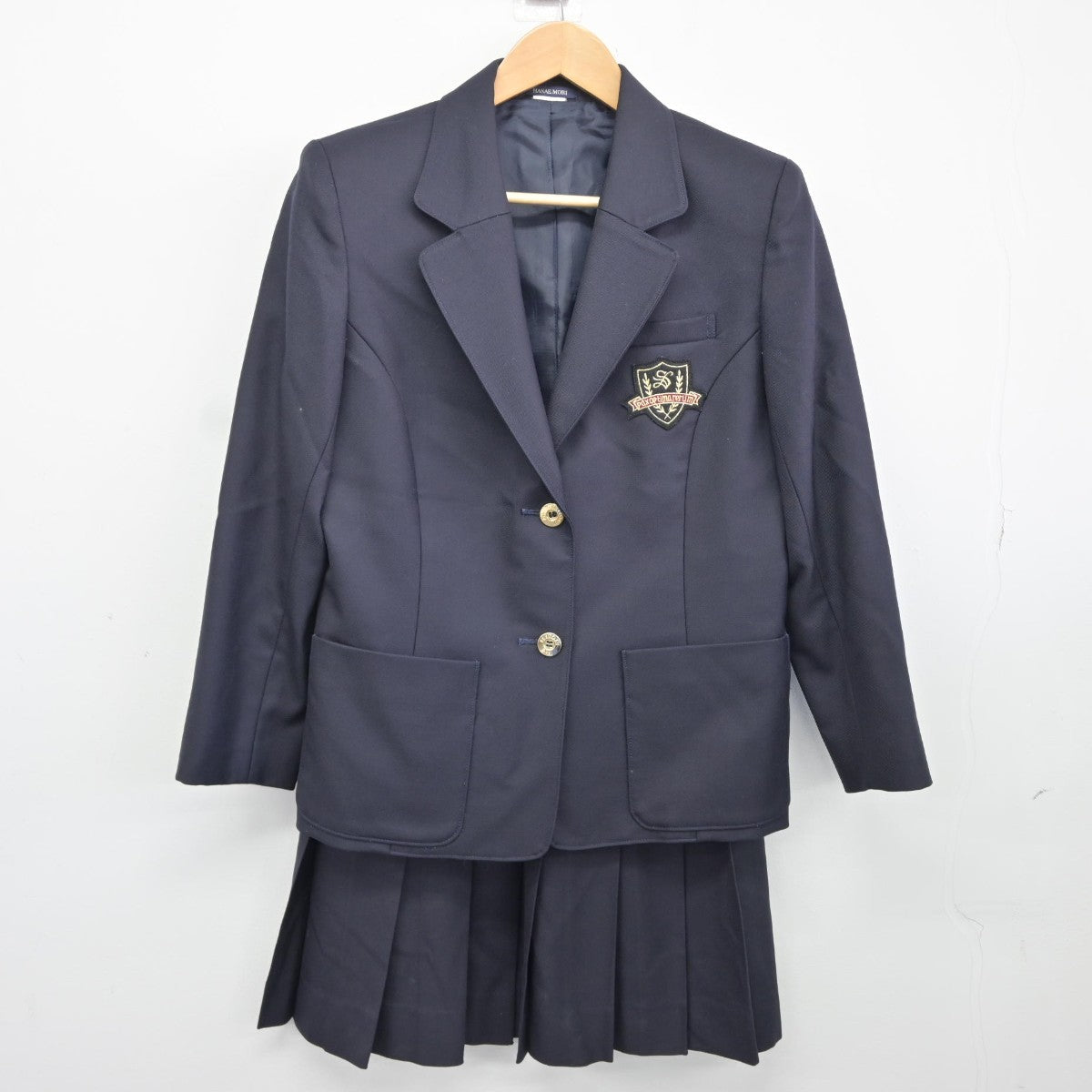 【中古】茨城県 聖徳大学附属高等学校 女子制服 2点（ブレザー・スカート）sf038154