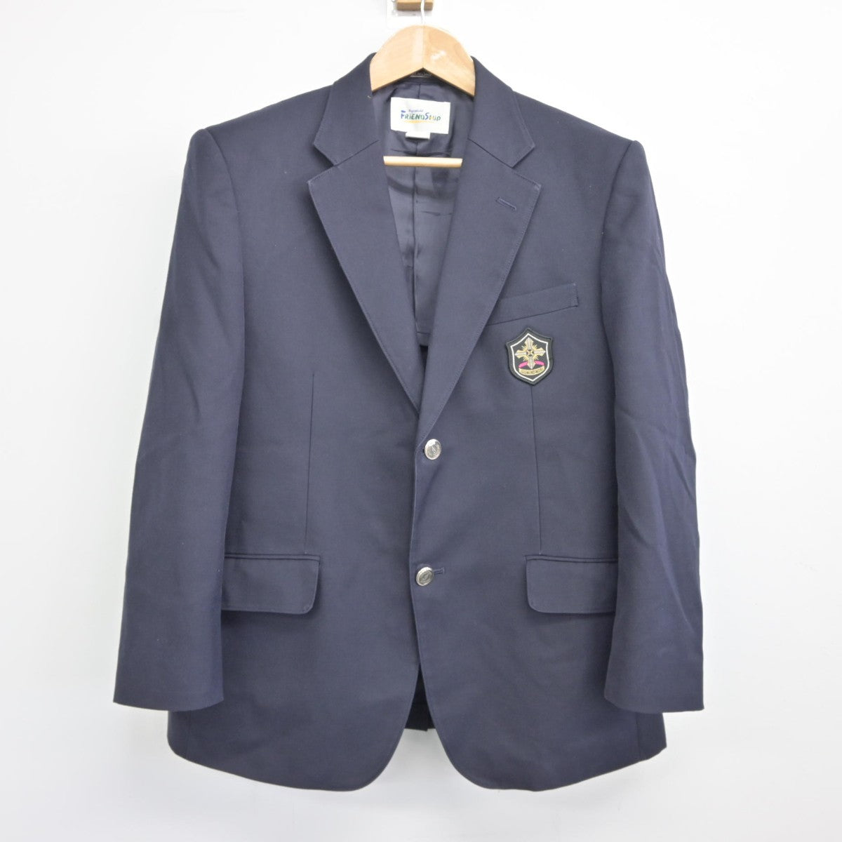 【中古】東京都 いずみの森義務教育学校 男子制服 3点（ブレザー・ズボン）sf038157