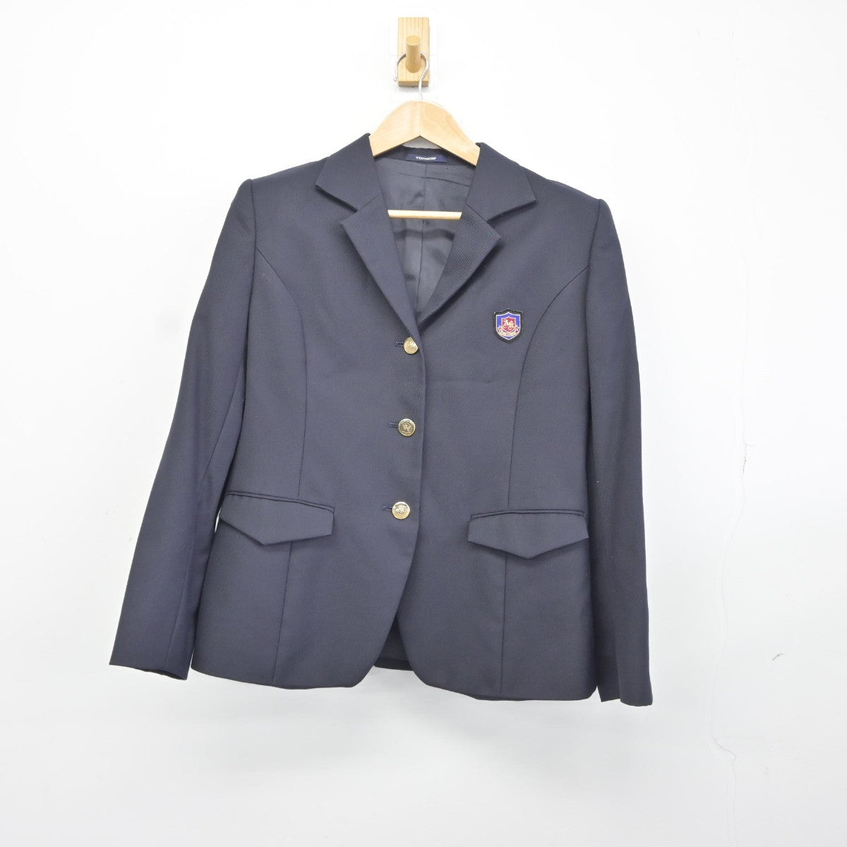 【中古】兵庫県 明石北高等学校 女子制服 4点（ブレザー・シャツ・スカート）sf038172