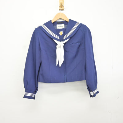 【中古】千葉県 木更津市立畑沢中学校 女子制服 3点（セーラー服・スカート）sf038177