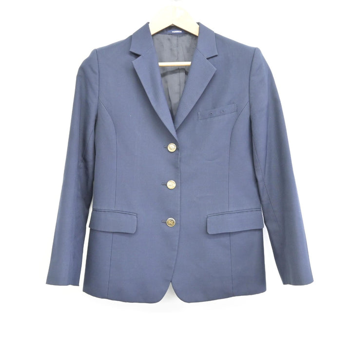 中古】千葉県 君津商業高等学校 女子制服 2点（ブレザー