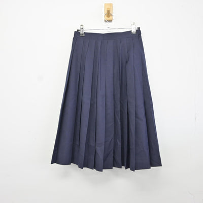 【中古】青森県 弘前私立第一中学校 女子制服 3点（セーラー服・スカート）sf038191