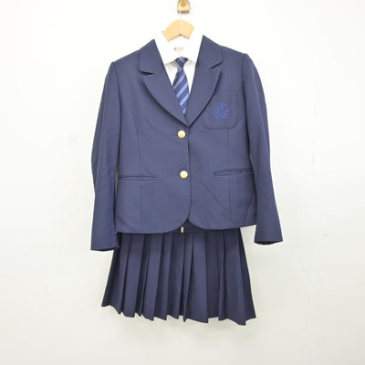 【中古】神奈川県 日本大学高等学校 女子制服 4点（ブレザー・シャツ・スカート）sf038203