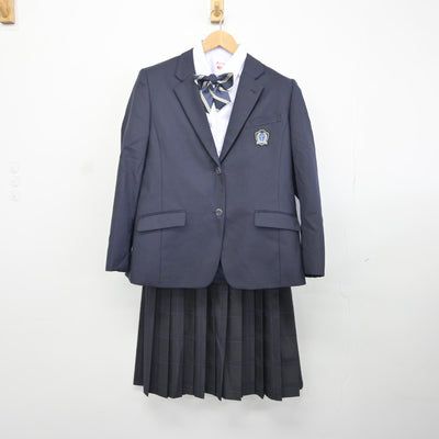 【中古】東京都 江東区立東陽中学校 女子制服 5点（ブレザー・シャツ・スカート）sf038205